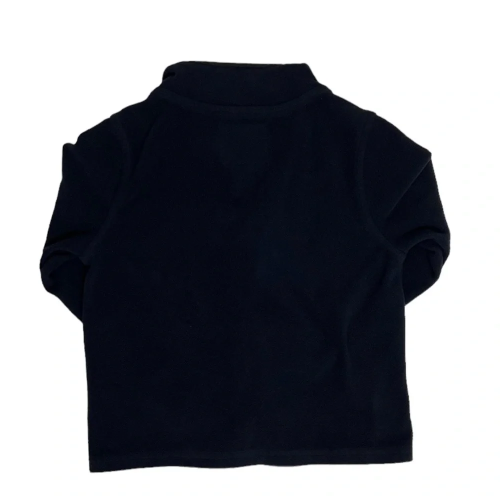 Oshkosh Bgosh Toddler’s Dark Blue Full Zip Fleece With Pockets
